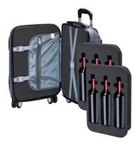 Mala De Bordo Para Garrafas De Vinho Em Abs Maleta 014