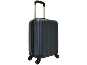 Mala de Bordo Pequena para Viagem em Abs Yins 21023 Cadeado Integrado Rodas Giro 360º Azul Pp
