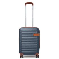 Mala de Bordo Qualis Fabricada em ABS MB002 Marinho - P Mala de Bordo Qualis Fabricada em ABS MB002 Marinho - P