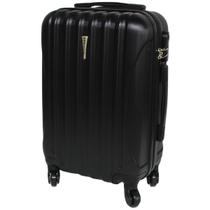 Mala De Bordo Rígida 53cm altura Cristal da MMS Bags Preta