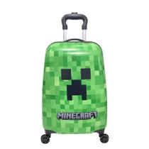 Mala De Bordo Sestini Minecraft Pequena Verde