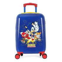 Mala de Bordo Sonic ABS Game Infantil Meninos Passeio Viagem