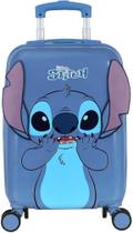 Mala de Bordo Stitch Azul 3D MF10533SC Mala de Bordo Stitch Azul 3D MF10533SC