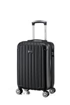 Mala de Bordo Viagem em ABS Com 4 Rodas 360 Graus Padrão Anac Preta 10kg