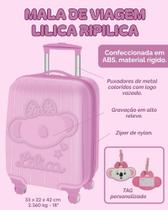 Mala de bordo viagem lilica - pacific 2026 - lojas rm