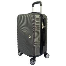 Mala de Bordo Viagem Pequena ABS - (55 x 35 x 22cm) C/ 4 Rodinhas 360º - (Regulamentação ANAC)