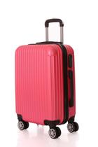 Mala de Bordo Viagem Pequena ABS - (55 x 35 x 22cm) C/ 4 Rodinhas 360º - (Regulamentação ANAC) Prata