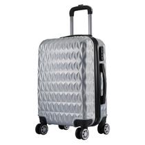 Mala de Bordo Viagem Pequena ABS Ac74 C/ 4 Rodinhas 360º - (Regulamentação ANAC) (55 x 35 x 22cm) Amarela