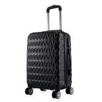 Mala de Bordo Viagem Pequena ABS Ac74 C/ 4 Rodinhas 360º - (Regulamentação ANAC) (55 x 35 x 22cm)