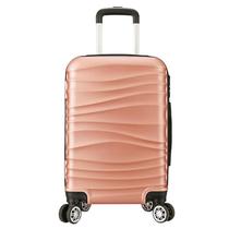 Mala de Bordo Viagem Pequena As67 ABS - C/ 4 Rodinhas 360º - (Reg. ANAC) (55 x 35 x 22cm) Rosa Ouro