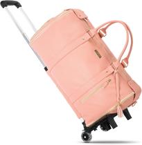 Mala de Mão Conversível para Viagem Luhxe Rose 51x23x32cm Mala de Mão Conversível para Viagem Luhxe Rose 51x23x32cm