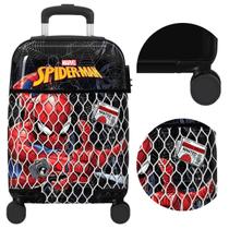 Mala de Rodinha Escolar Homem Aranha Marvel Vermelho Luxcel
