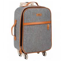 Mala de Rodinhas Maternidade Hug Nova York Cinza