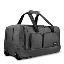 Mala de Rodinhas Solo New York Leroy 30L Cinza 30x56x30cm