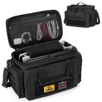 Mala de transporte PGmoon Tactical para PS5/PS5 Pro com laptop de 15,6"