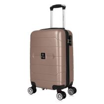 Mala de viagem 10kg de bordo pequena Rose Tokio Swiss Move Mala de viagem 10kg de bordo pequena Rose Tokio Swiss Move