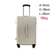 mala de viagem 18kg ABS com roda 360 menor preco - chicvida