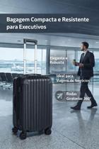 Mala de Viagem 23kg com Cadeado de Senha Rodas Duplas 360 Carrinho Ajustável Zíper Antifurto Expansível Mala de Viagem 23kg com Cadeado de Senha Rodas Duplas 360 Carrinho Ajustável Zíper Antifurto Expansível
