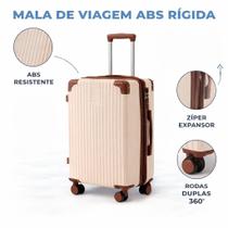 mala de viagem 23kg despachar rodas dupla 360 cadeado com senha zíper antifurto
