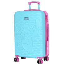 Mala De Viagem 24 Media Stitch e Angel Dupla Face Rodas 360 - Luxcel Mala De Viagem 24 Media Stitch e Angel Dupla Face Rodas 360 - Luxcel