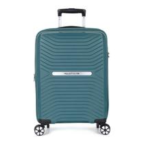 Mala de Viagem 32 Kg Grande POLO KING Azul Petróleo TULUM Com Antifurto Cadeado TSA Ziper Expansor Rodas Giratória Produto Resistente Leve e Original