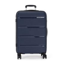 Mala de Viagem 32Kg Polo King ACAPULCO Média Azul Cadeado Numérico Rodas Dupla emborrachada Giratória Mala de Viagem 32Kg Polo King ACAPULCO Média Azul Cadeado Numérico Rodas Dupla emborrachada Giratória