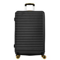 Mala de Viagem 32kg Sestini RACER Grande Preto com Zíper Expansor Cadeado TSA Rodas Dupla Giratória Produto ORIGINAL