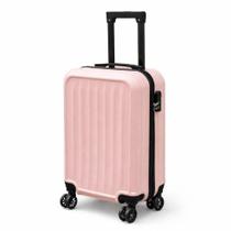 Mala de Viagem 40L ABS com Cadeado Combinação ANAC Rosa Yeet Mala de Viagem 40L ABS com Cadeado Combinação ANAC Rosa Yeet