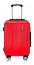 Mala De Viagem Abs Média Rodinhas Giro 360 Vermelha Chicago