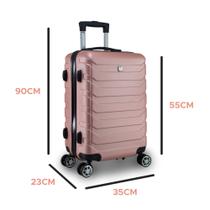 Mala de Viagem Bagagem de Mão Rodinha 360 ABS