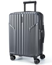 Mala de Viagem BAGSMART Expansível 20 Polegadas - Cinza com Trava TSA