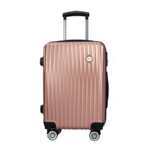 Mala De Viagem Bordo 10KG Multmaxx 100% ABS Com Rodinhas Giratórias 360º e Fechadura Com Senha Rosa