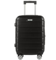 Mala de Viagem Bordo 10Kg Multmaxx Rígida em ABS Rodinhas 360o Cadeado Integrado Preta