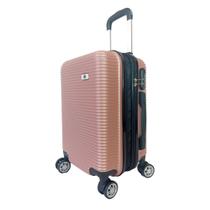 Mala de Viagem Bordo 10kg PP C/ Zíper Expansível Padrão ANAC