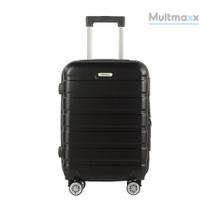 Mala de Viagem Bordo Até 10Kg Multmaxx Rígida ABS Rodinhas 360º Com Cadeado e Senha Preta