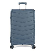 Mala De Viagem Bordo Clássica Abs Rodas 360 Polo King Azul Luxcel
