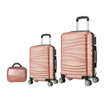 Mala de viagem bordo, grande e frasqueira em abs eagle as67