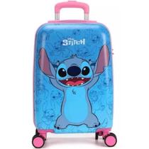 Mala De Viagem Bordo Infantil 360 Disney Stitch Luxcel