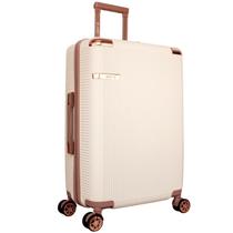 Mala De Viagem Bordo P 10kg Abs Rigida Giro 360º Cadeado Integrado Bege Yins