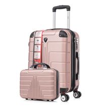 Mala De Viagem Bordo P 20" Tripx + Frasqueira Média" Com Alça Ziper Antifurto Expansiva Mala De Viagem Bordo P 20" Tripx + Frasqueira Média" Com Alça Ziper Antifurto Expansiva