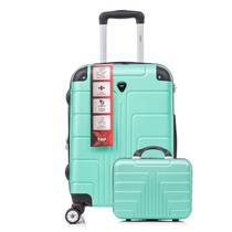 Mala De Viagem Bordo P 20" Tripx + Frasqueira Média" Com Alça Ziper Antifurto Expansiva