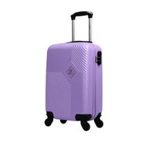 Mala de viagem bordo pequena 10kg Zug Swiss Move Lilás