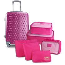 Mala de Viagem Bordo Pequena de Mão Cabine Rígida ABS 10 KG Aprovada ANAC Rodinhas 360