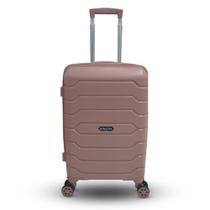 Mala De Viagem Bordo Polipropileno Cadeado FLAT Rodas 360 Mala De Viagem Bordo Polipropileno Cadeado FLAT Rodas 360