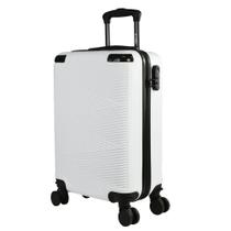 Mala de Viagem Bordo Zig Zag em Abs rodas 360 Cad Embutido