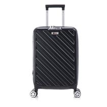 Mala De Viagem Compacta Rodas 360º Cadeado Preto Nautika