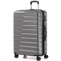 Mala de Viagem Coolife 71 cm Rígida com Rodinhas Spinner e Cadeado TSA Cinza Mala de Viagem Coolife 71 cm Rígida com Rodinhas Spinner e Cadeado TSA Cinza