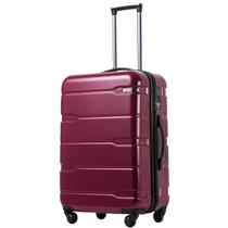 Mala de Viagem Coolife Expansível 71L (28in) - Rosa Radiante Mala de Viagem Coolife Expansível 71L (28in) - Rosa Radiante