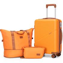 Mala de Viagem Cosbarn 20 Polegadas com Rodas e Cadeado TSA - Conjunto 3 Peças Mala de Viagem Cosbarn 20 Polegadas com Rodas e Cadeado TSA - Conjunto 3 Peças