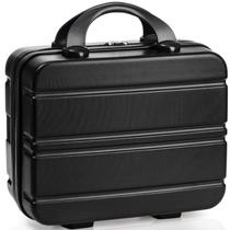 Mala de viagem cosmética Acshio Hard Shell 30x13x23cm preta